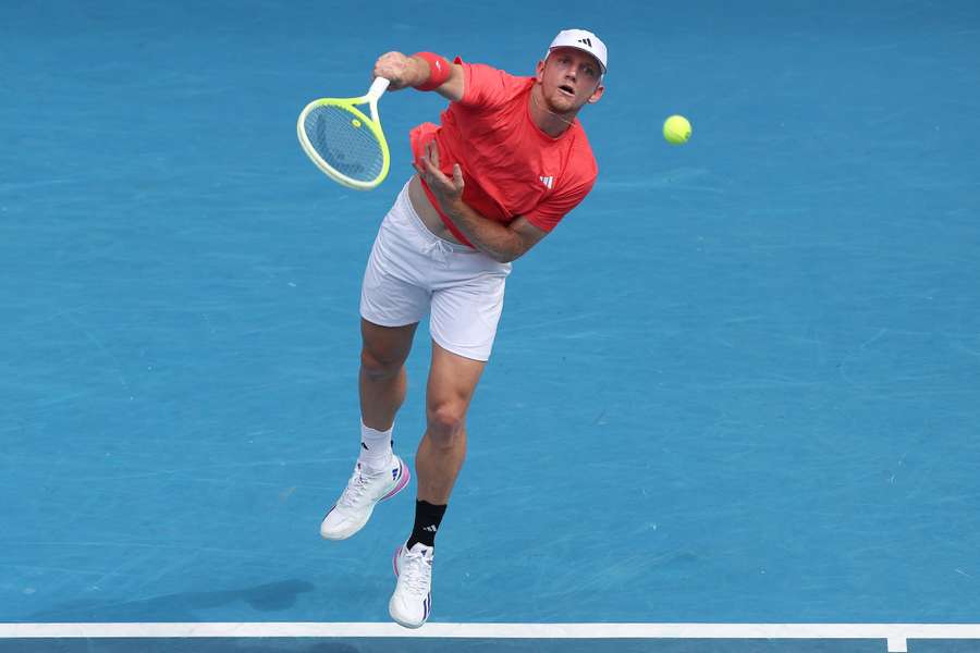 Davidovich, en su último partido del Abierto de Australia.