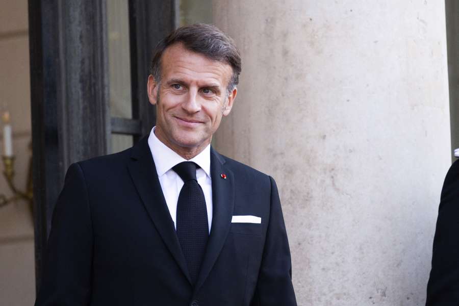 Macron à l'Élysée jeudi. Macron à l'Élysée jeudi.