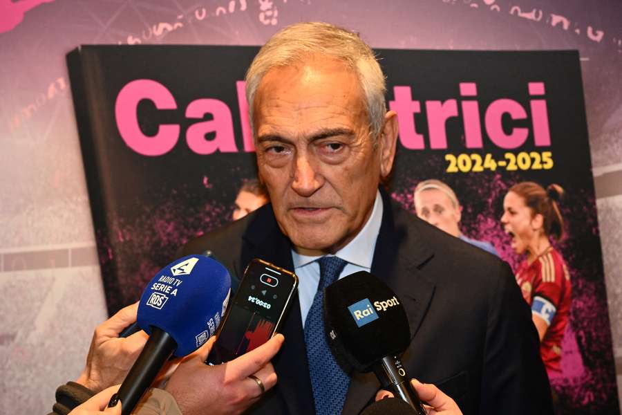 Il presidente della Figc Gabriele Gravina