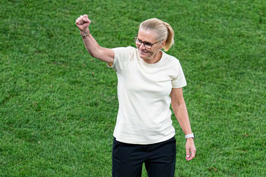 Sarina Wiegman celebrates reaching another major final