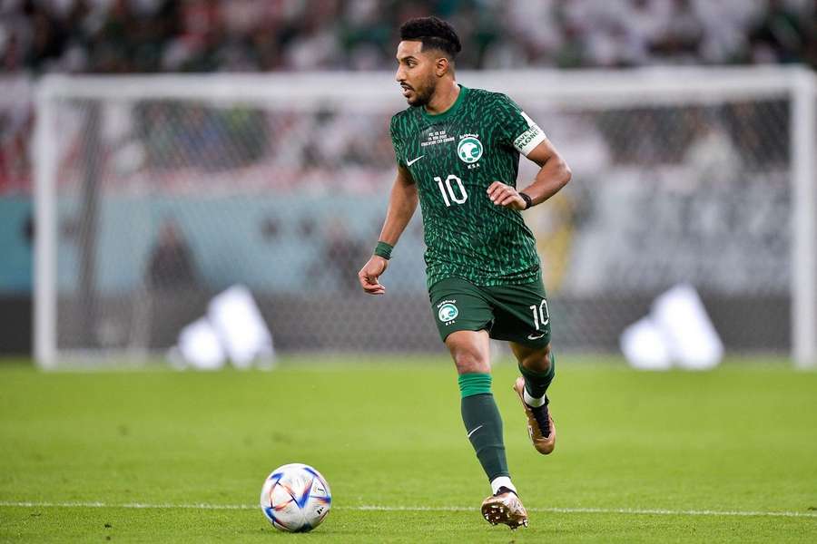 Aldawsari în acțiune pentru Arabia Saudită la Cupa Mondială din Qatar