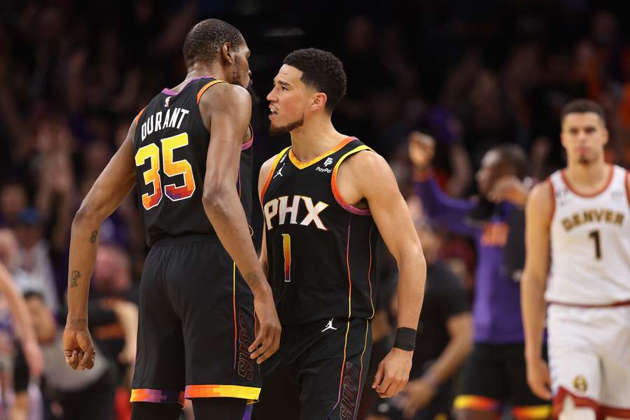 Devin Booker i Kevin Durant rozegrali kapitalne spotkanie przeciwko Denver Nuggets