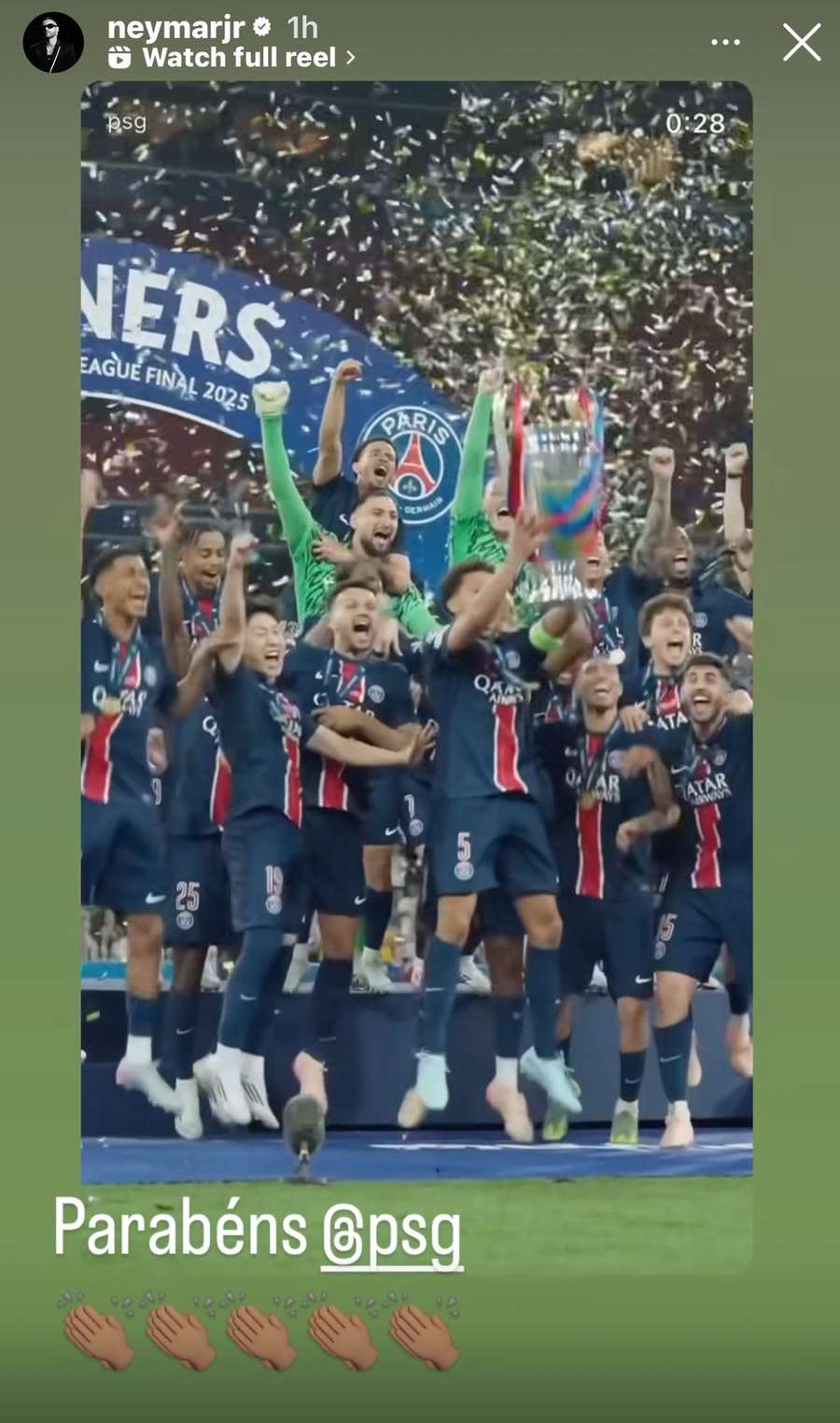 Impresión de las anécdotas de Neymar tras el triunfo sin precedentes del PSG Impresión de las anécdotas de Neymar tras el triunfo sin precedentes del PSG
