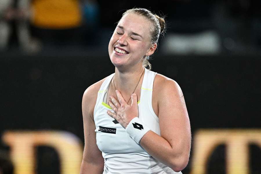 Blinkova recorded a historic win against Rybakina