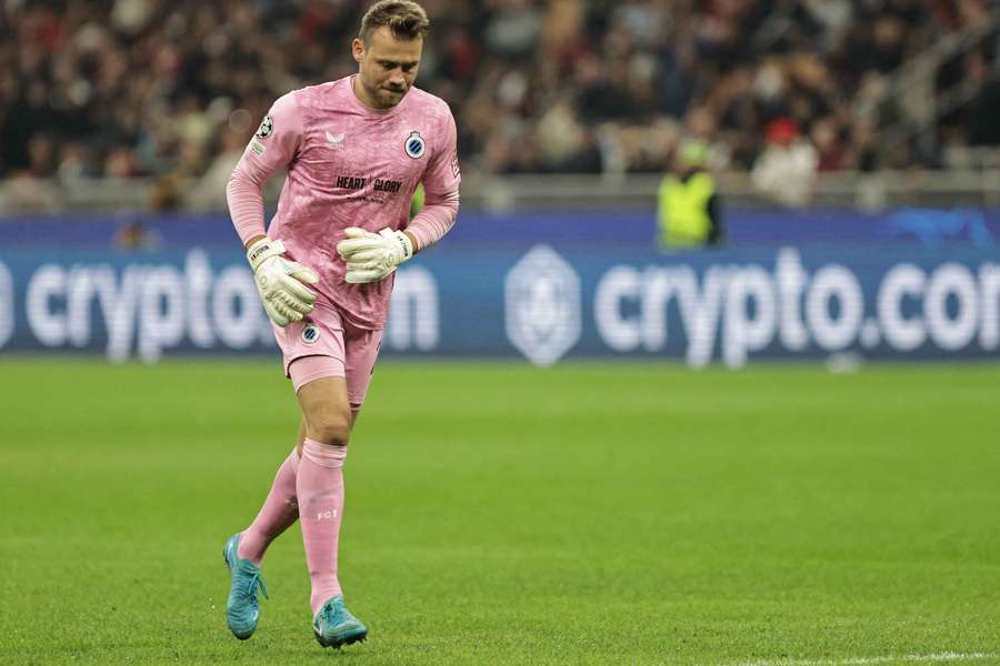 Simon Mignolet, guarda-redes do Club Brugge