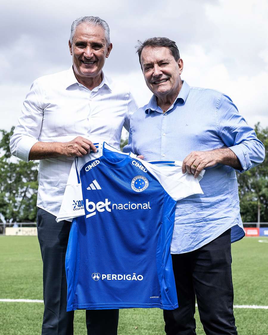 Tite e Pedro Lourenço, dono da SAF do Cruzeiro Tite e Pedro Lourenço, dono da SAF do Cruzeiro