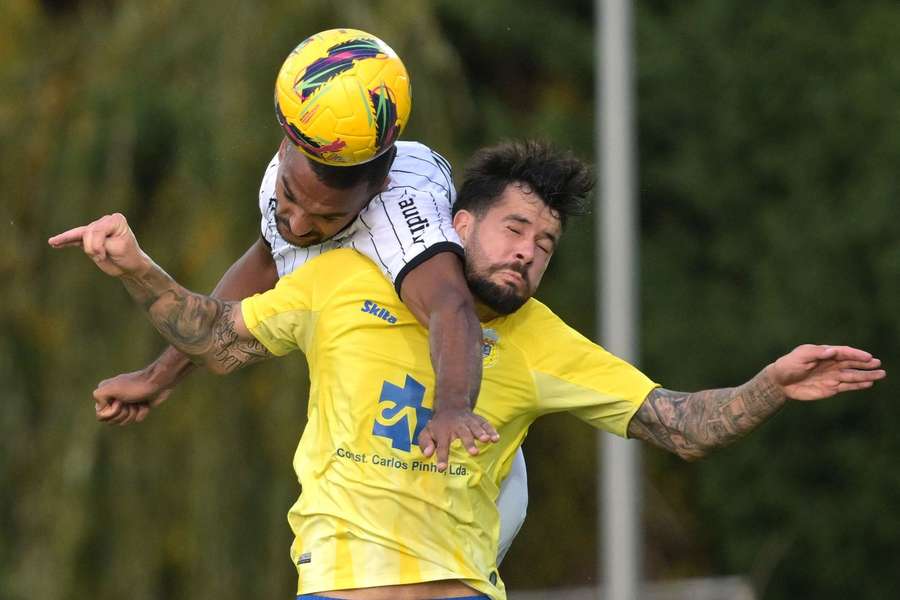 Ivo Rodrigues no jogo contra o Farense