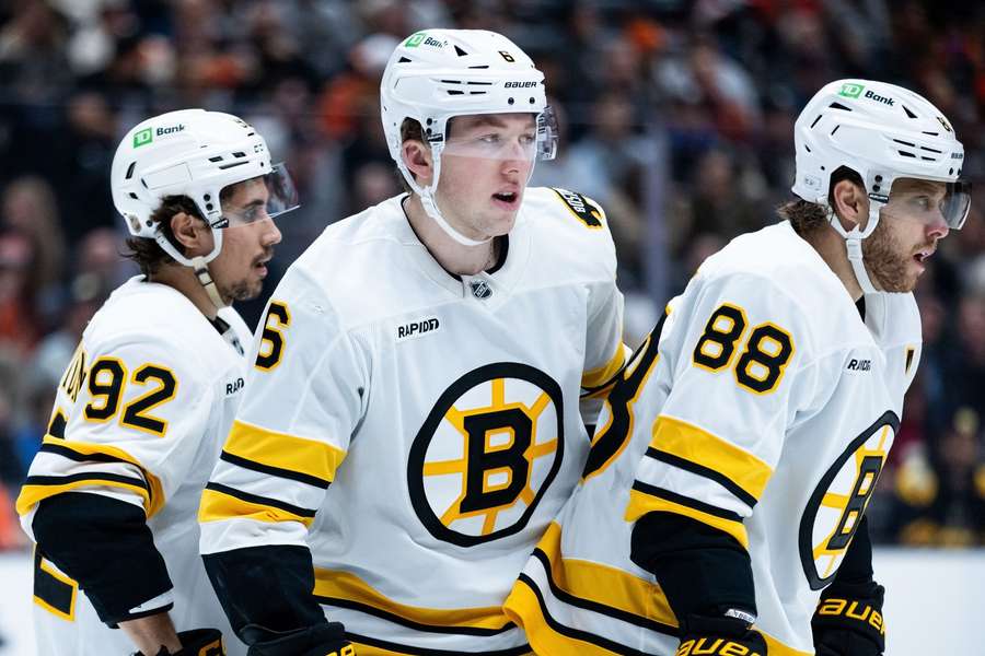 Pastrňák se mohl radovat z výhry Bostonu.