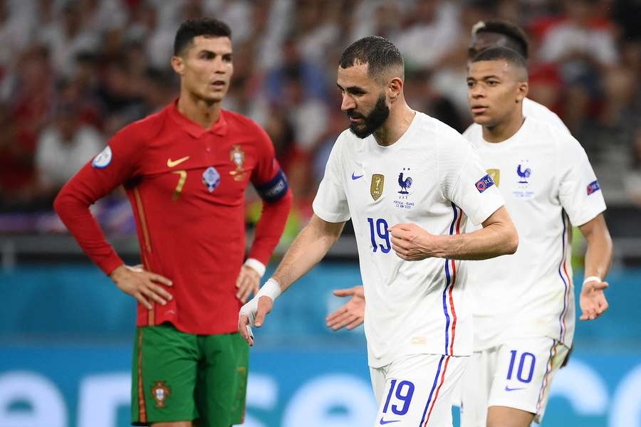 Cristiano Ronaldo i Kylian Mbappe na Euro 2020