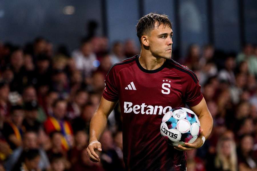 Fotbalista Sparty Matěj Jurásek.