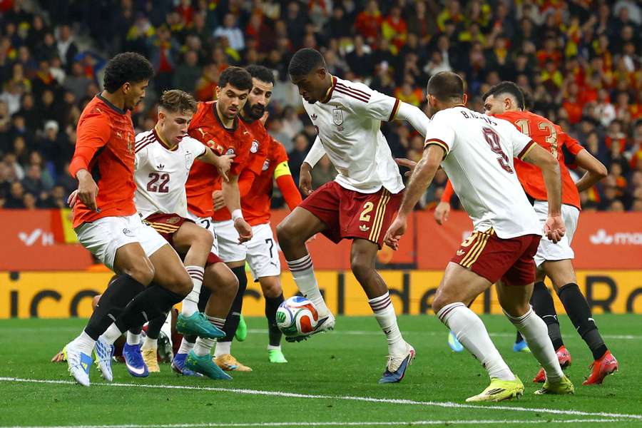 Spain and Egypt played out a goalless draw