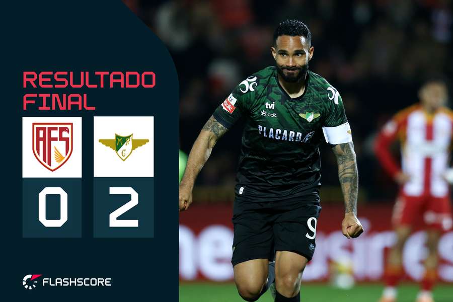 Guilherme Schettine apontou o segundo golo do Moreirense