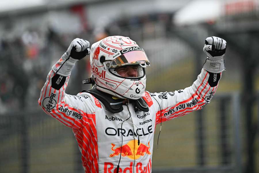 Verstappen celebrates his 64th Grand Prix victory