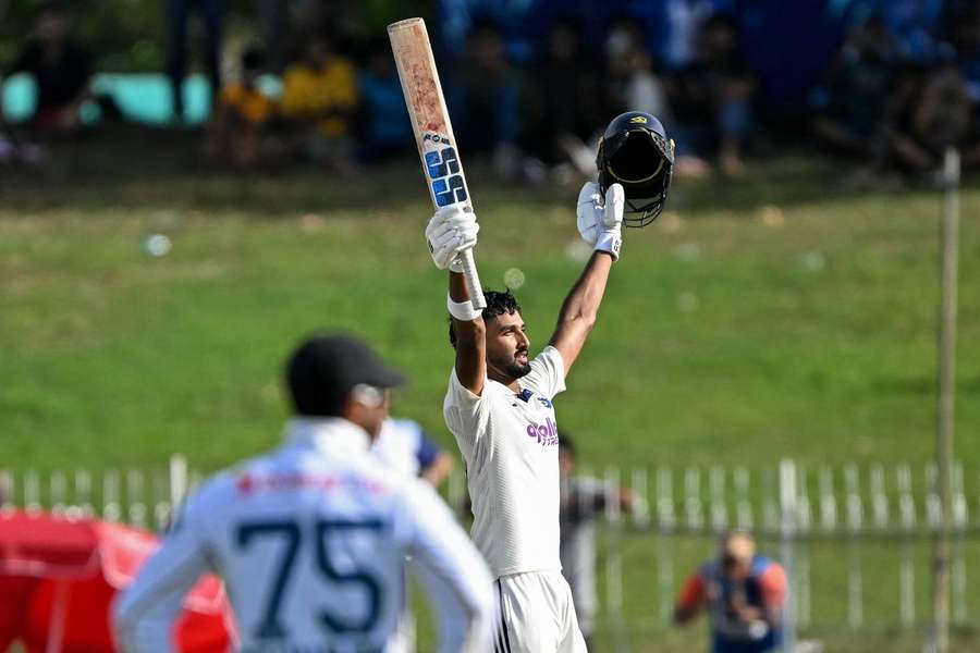Padikkal celebrates his century