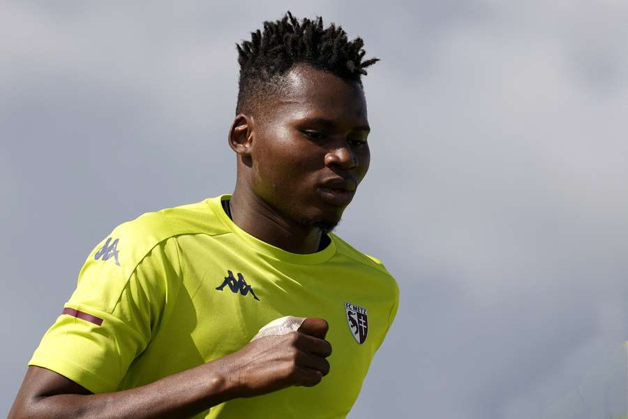 Habib Diallo avec Metz en 2020 Habib Diallo avec Metz en 2020