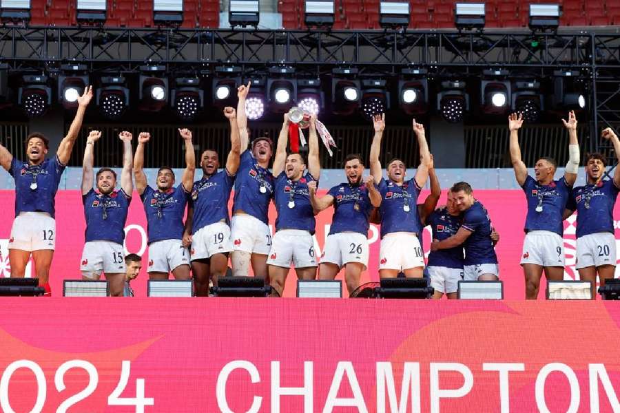 Francia, campeona de la final del rugby VII de Madrid