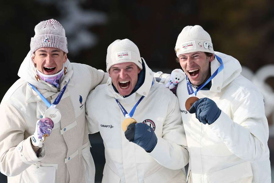 Eric Perrot, deux médailles en deux courses.