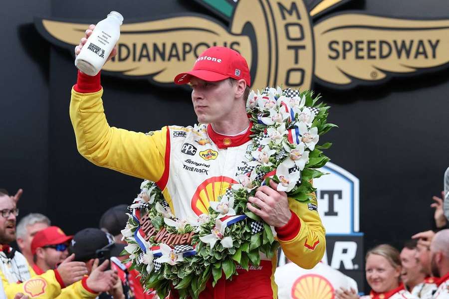 Newgarden sur le podium ce dimanche.