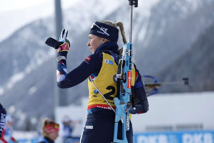Norwegens Biathlon-Ass Ingrid Landmark Tandrevold.