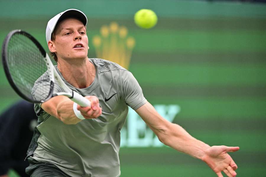 Jannik Sinner beim ATP Shanghai 2024.