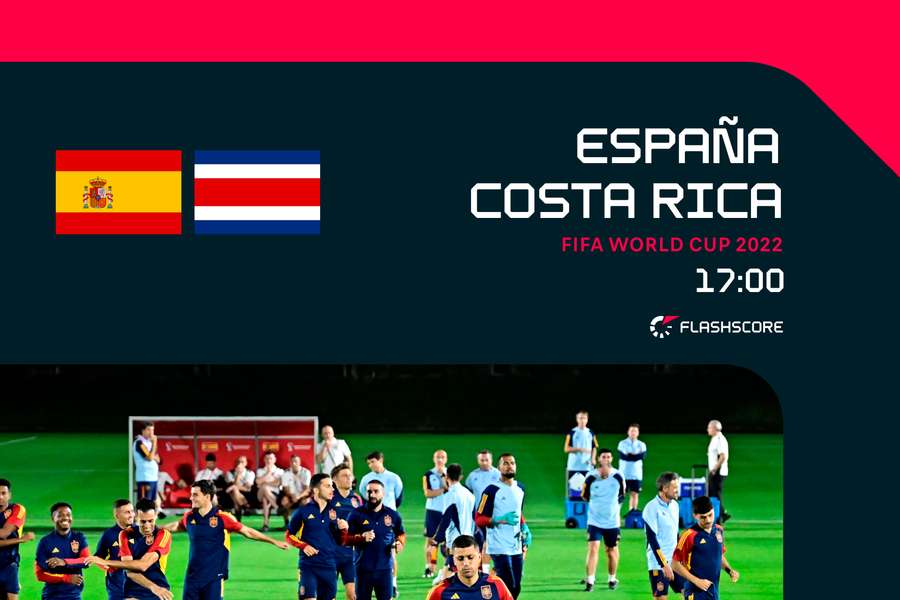España se estrena en el Mundial contra el muro y la ilusión de Costa Rica