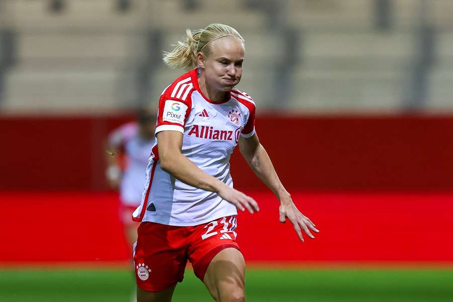 Pernille Harder im Einsatz für den FCB.