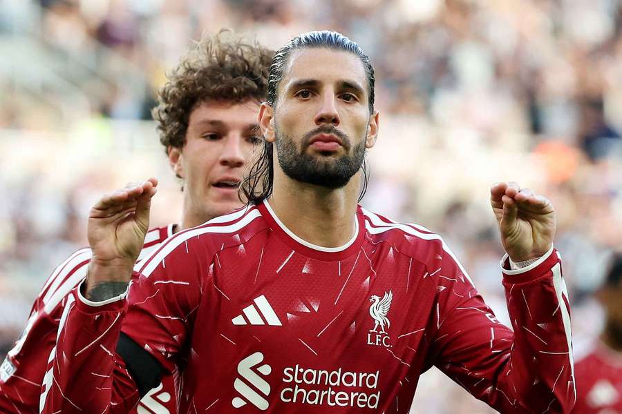 Liverpool midfielder Dominik Szoboszlai.