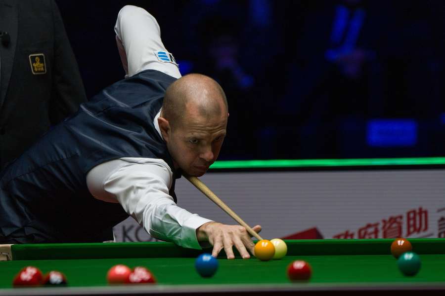 Barry Hawkins in Aktion.