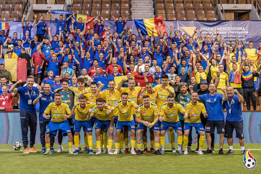 România este în sferturile Europeanului de Minifotbal