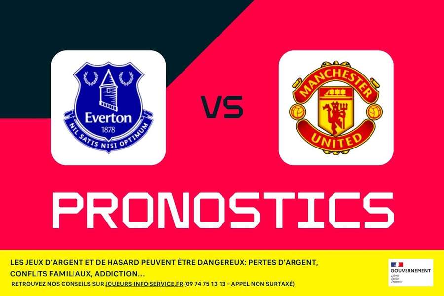 Everton - Manchester United : pronostics, meilleurs paris et cotes (Premier League) Everton - Manchester United : pronostics, meilleurs paris et cotes (Premier League)