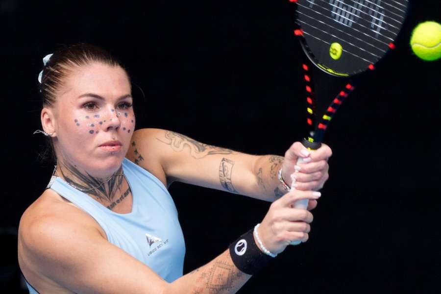 Oleksandra Olijnyková v Melbourne.