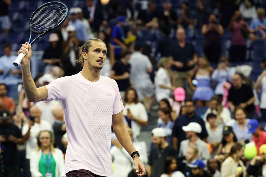 Zverev à l'US Open.