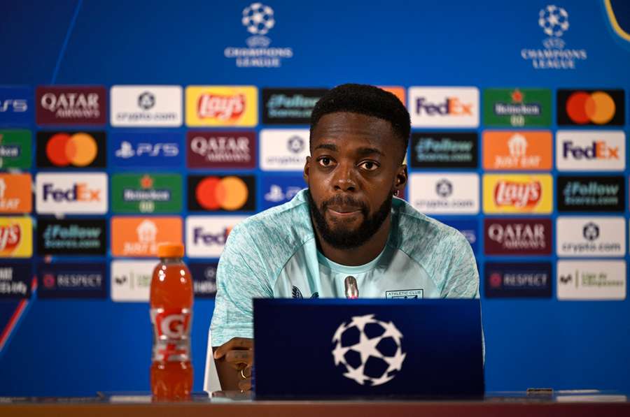 Iñaki Williams habla en rueda de prensa