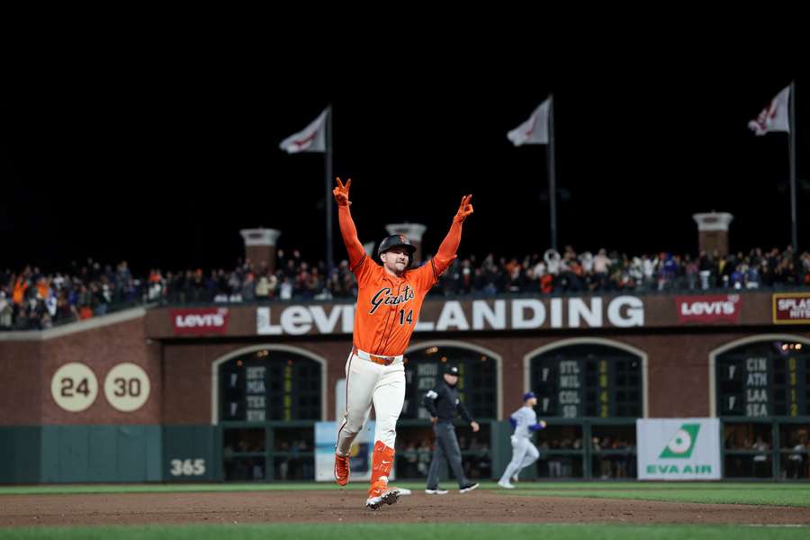 San Francisco Giants' Patrick Bailey celebrates walk-off grand slam (2025)