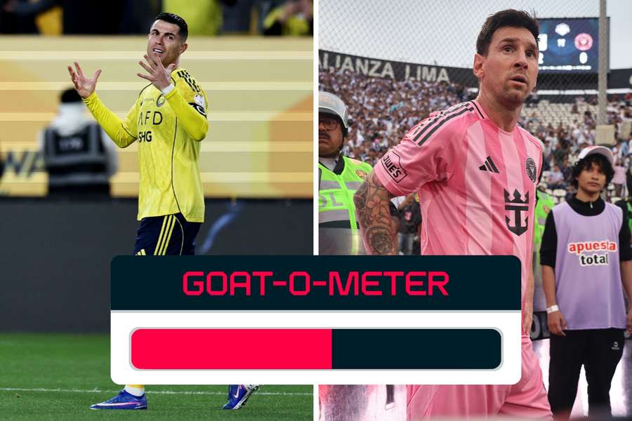 Das dieswöchige GOAT-o-Meter zwischen Cristiano Ronaldo und Lionel Messi