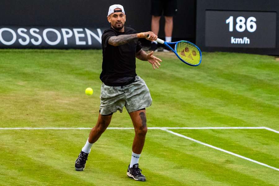 Nick Kyrgios zvládl svůj úvodní duel po dlouhé pauze výborně. Nick Kyrgios zvládl svůj úvodní duel po dlouhé pauze výborně.