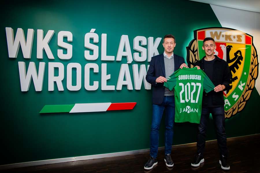 Patryk Sokołowski nowym piłkarzem Śląska. "Chcę pomóc Śląskowi wrócić do Ekstraklasy"