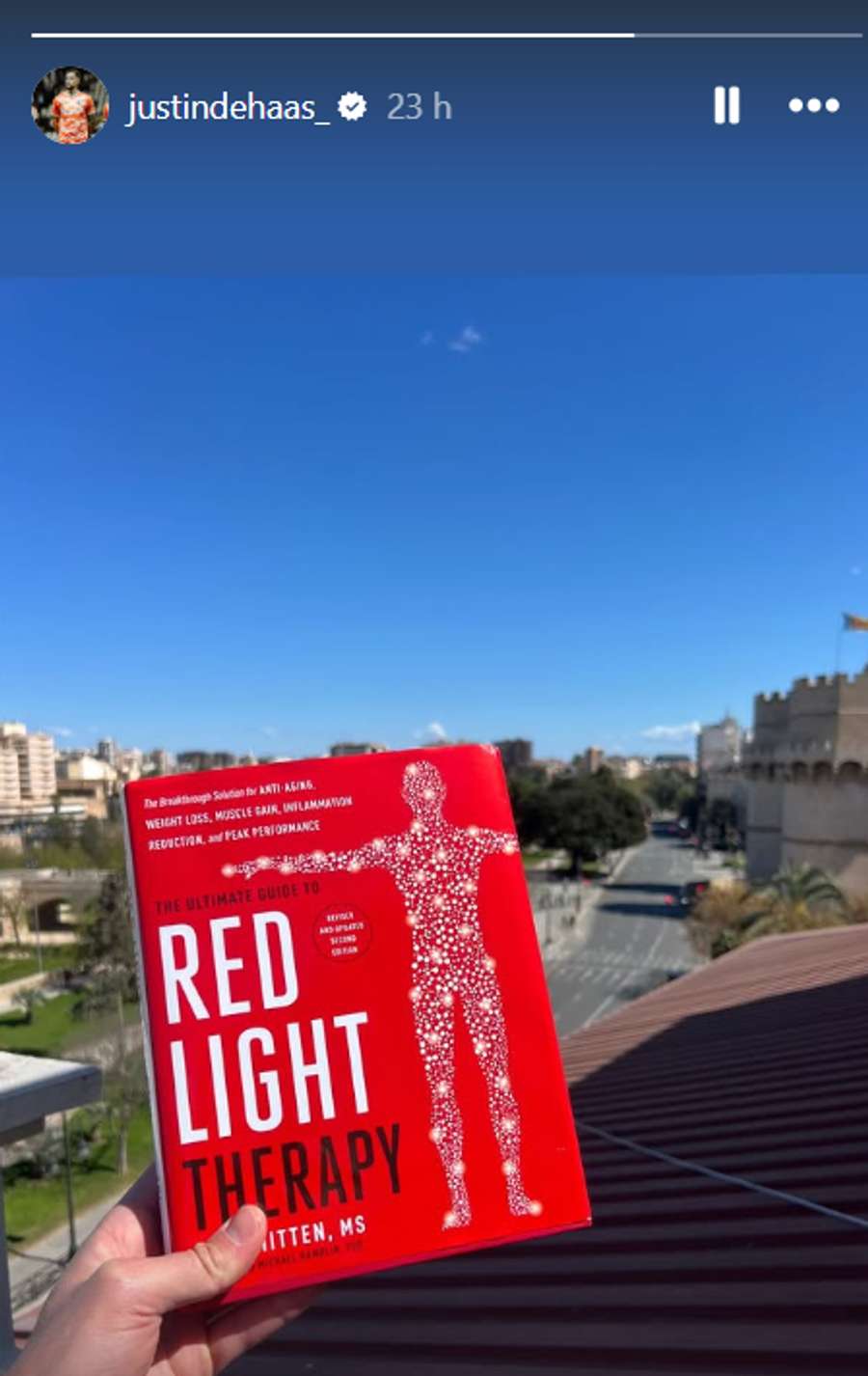 La historia subida a Instagram La historia subida a Instagram