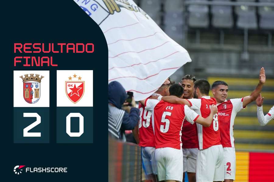 SC Braga somou terceira vitória em três jogos
