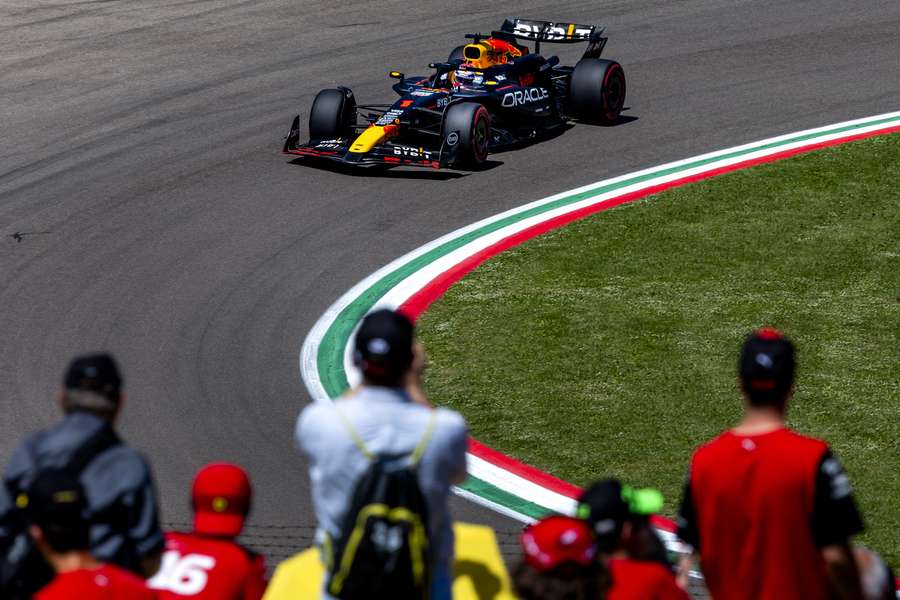 Max Verstappen eindigde op de zesde plek in de vrije training