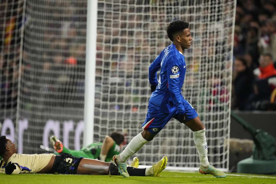 Estevao nel match contro il Barcellona Estevao nel match contro il Barcellona