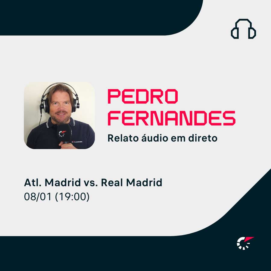 Oiça o relato no site ou na app Flashscore Oiça o relato no site ou na app Flashscore