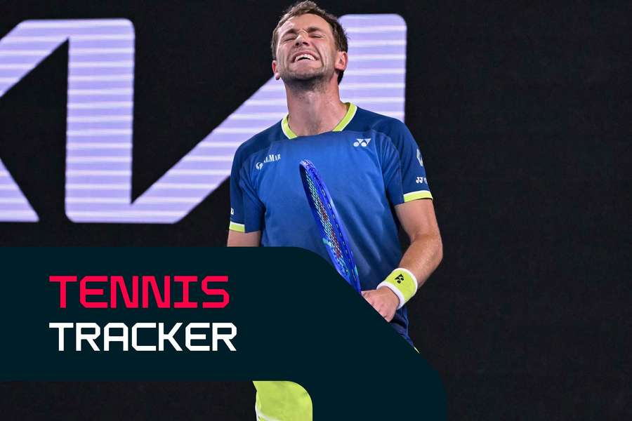 Ruud is on court this morning