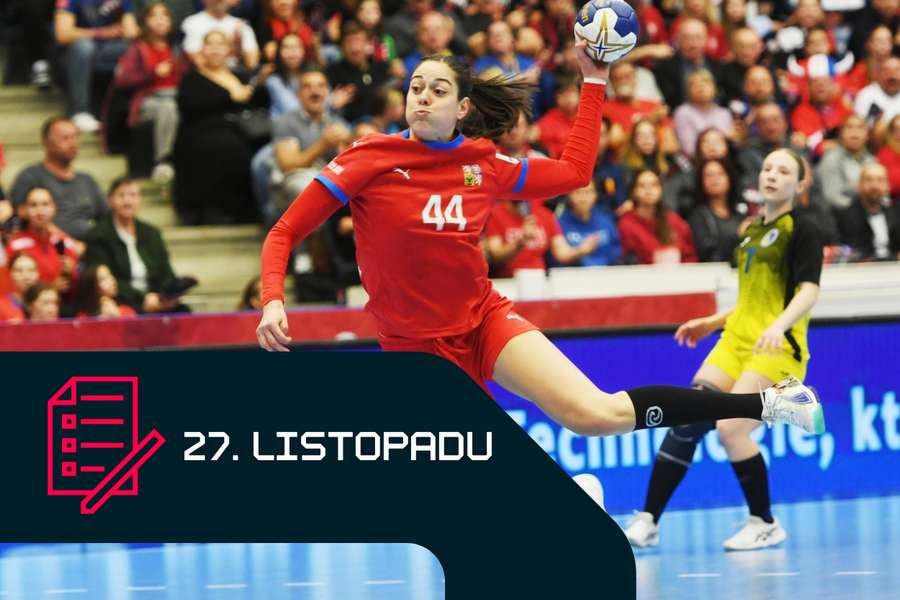 Dominika Zachová v dresu české reprezentace. Dominika Zachová v dresu české reprezentace.