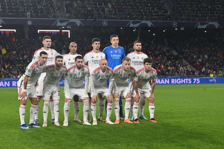 As reações dos jogadores do Benfica após a vitória em Salzburgo