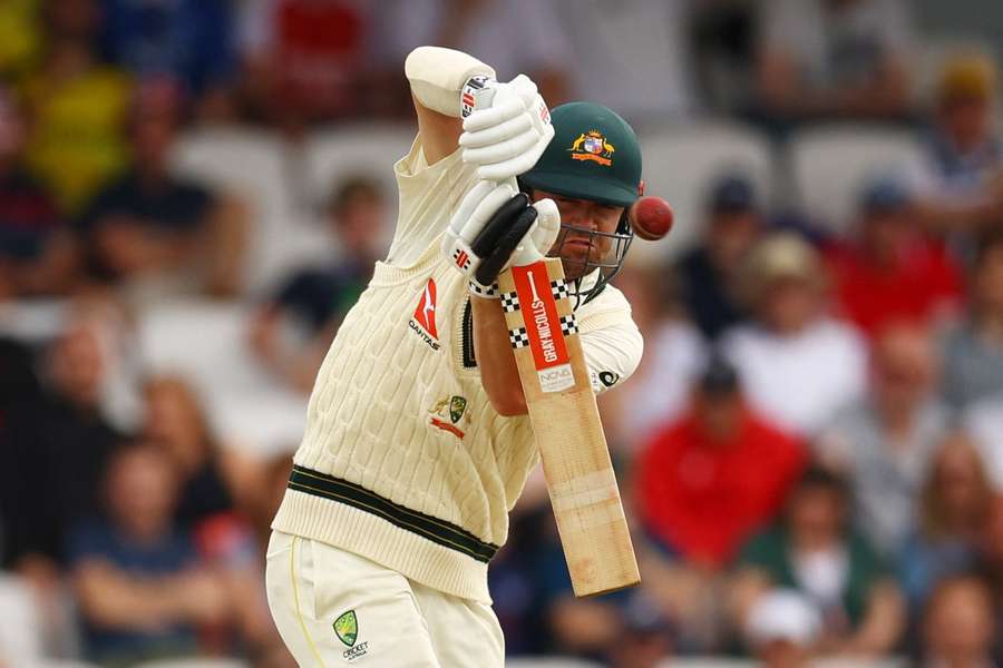 Travis Head top scored with 77 for Australia