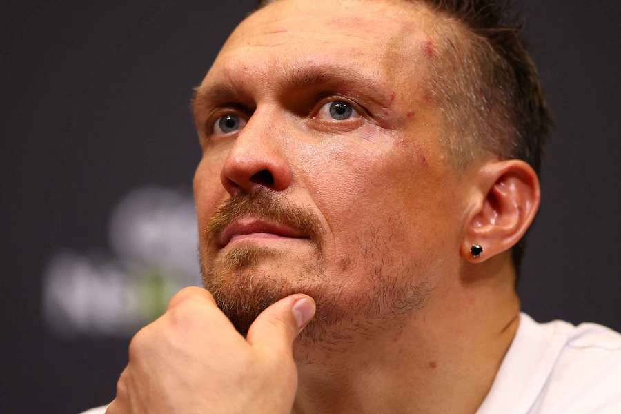 Oleksandr Usyk before the bout