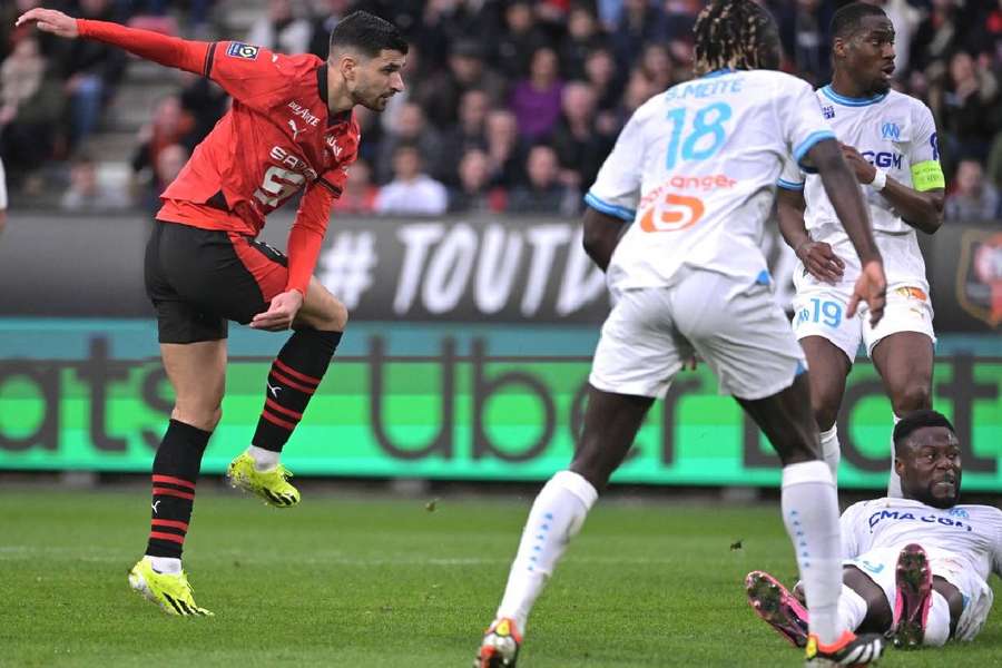 Martin Terrier a ouvert le score pour Rennes