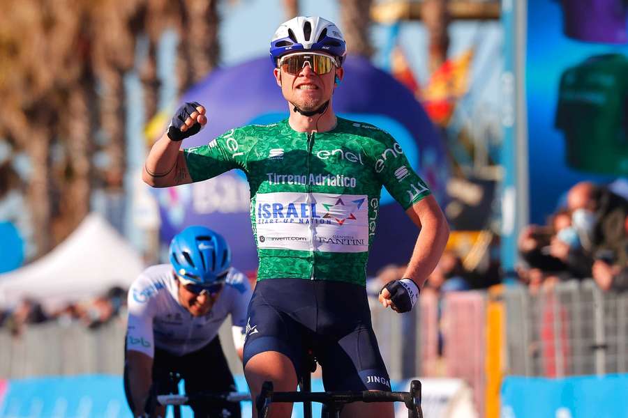 In 2021, Mads Würtz Schmidt took a major victory when he won a stage victory in Tirreno-Adriatico.