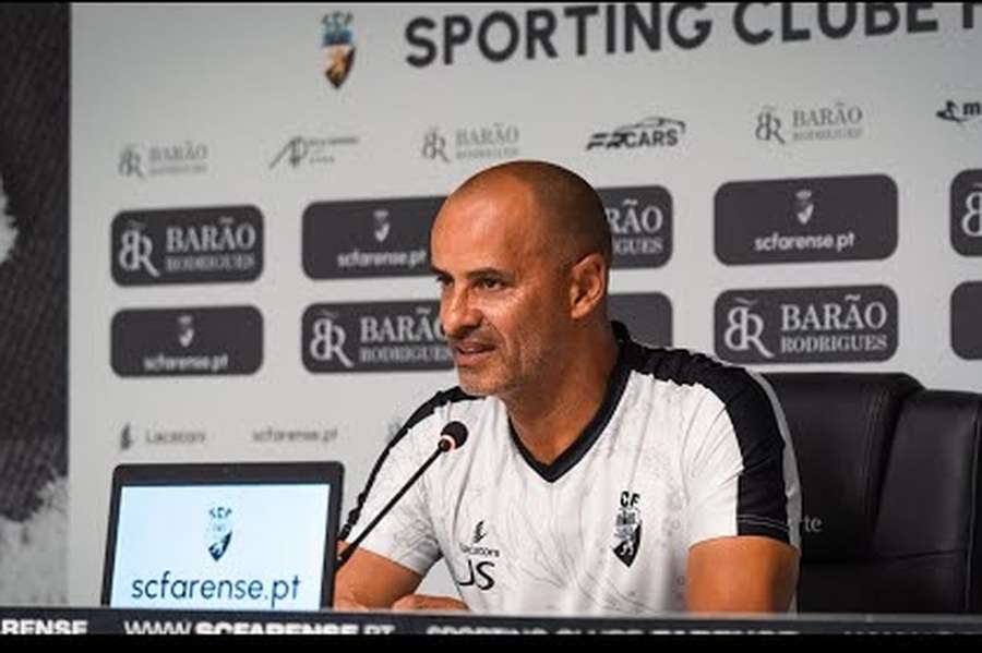 Jorge Silas, treinador do Farense Jorge Silas, treinador do Farense